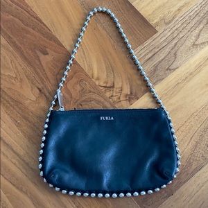 NEW - Leather Furla Clutch